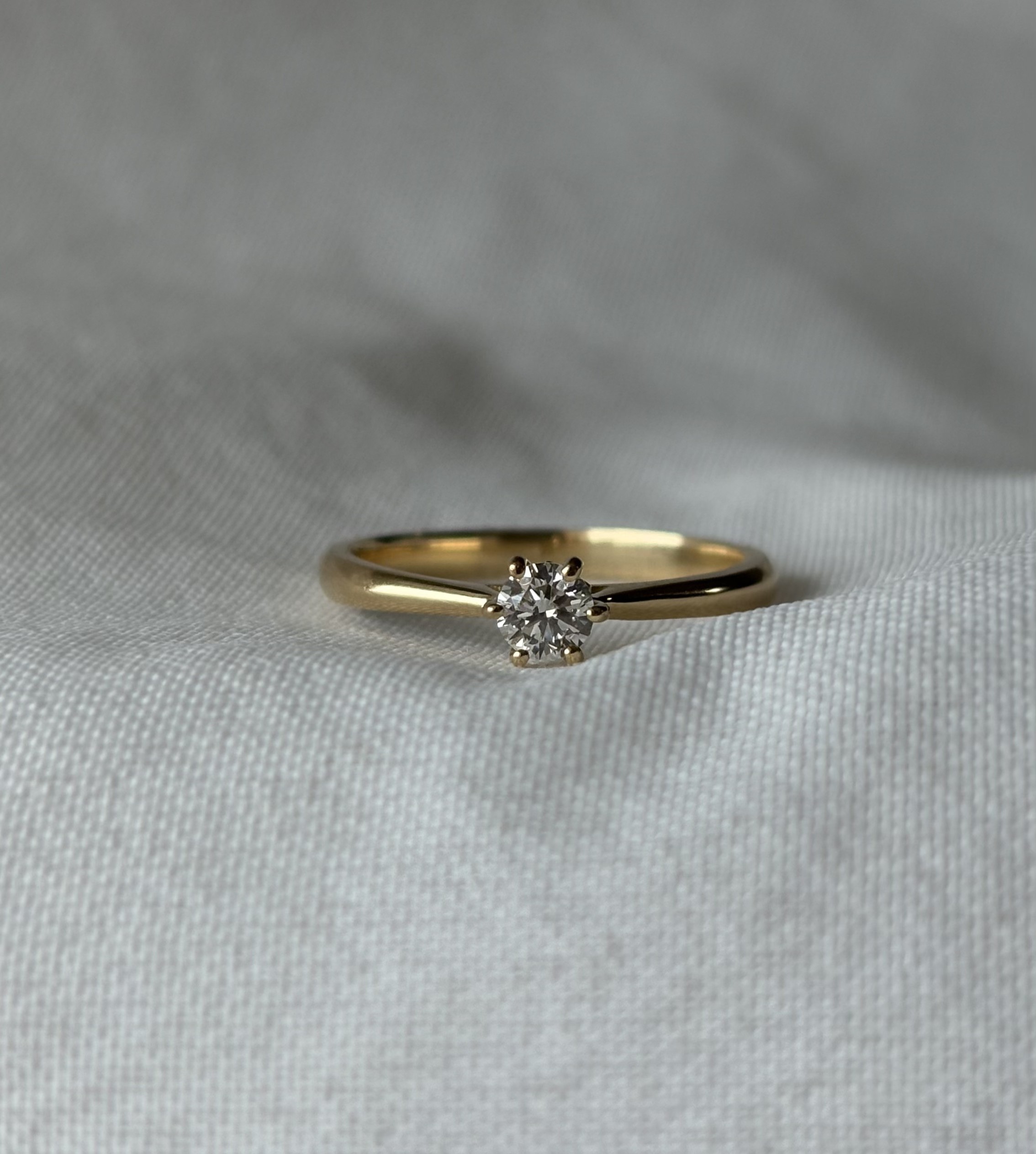 Anel solitário ouro 18k Spielvogel